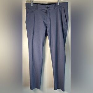 KJUS Mens Ike Pants Gray Golf Trousers Polyamide Tailored Fit Size W34 L32 EUC